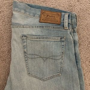 Men’s polo jeans light blue